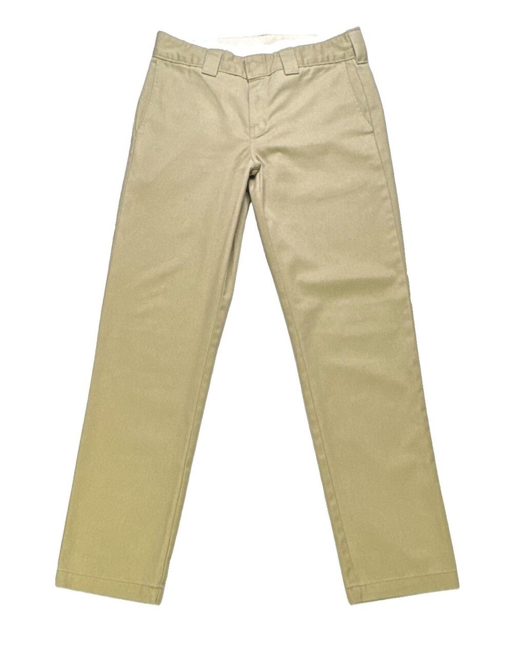 Dickies Men’s 31x32 Khaki Work Pants Straight Leg Flat Front USA Made